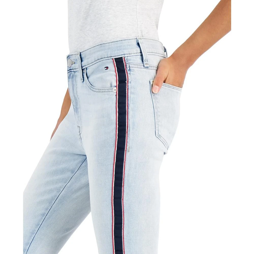 商品Tommy Hilfiger|Tribeca TH Flex Side-Stripe Skinny Jeans,价格¥174,第4张图片详细描述