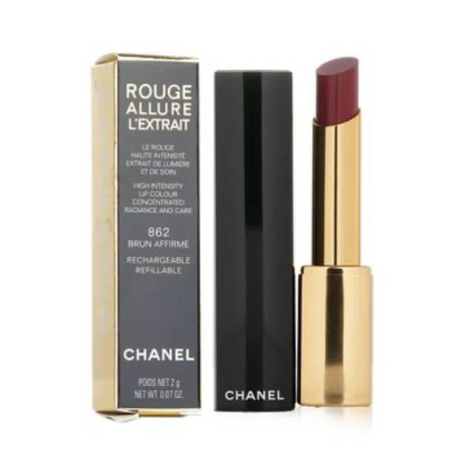 商品Chanel|Ladies Rouge Allure L’extrait Lipstick 0.07 oz # 862 Brun Affirme Makeup 3145891638622,价格¥456,第2张图片详细描述