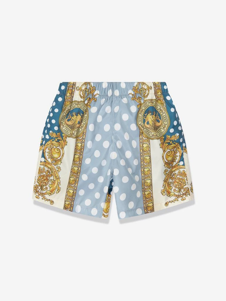 商品Versace|Versace Boys Swim Shorts in Blue,价格¥851,第1张图片