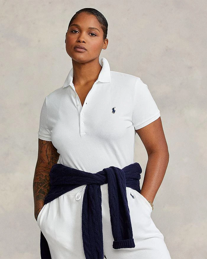 商品Ralph Lauren|女士五粒扣polo衫,价格¥955,第2张图片详细描述