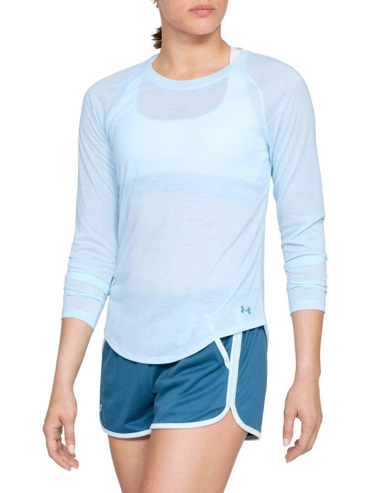 商品Under Armour|Whisperlight Long-Sleeve Top,价格¥91,第1张图片