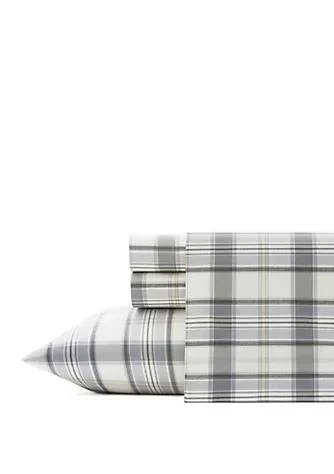 商品Eddie Bauer|Bauer Chinook Plaid Cotton Sheet Sets,价格¥657,第1张图片