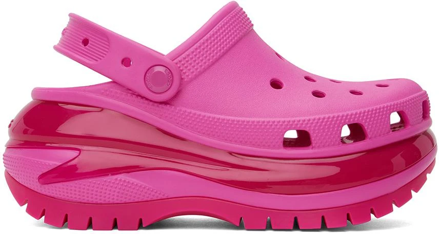 商品Crocs|Pink Mega Crush Clogs,价格¥440,第1张图片