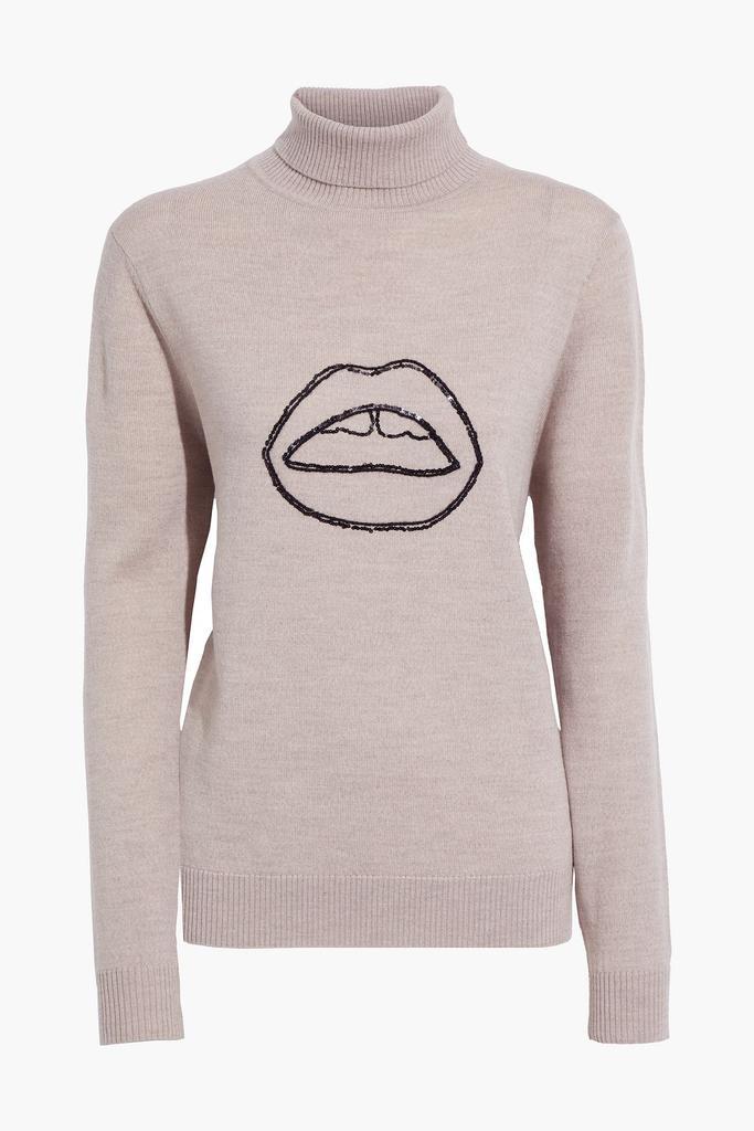 商品MARKUS LUPFER|Lilly embellished merino wool turtleneck sweater,价格¥1859,第5张图片详细描述