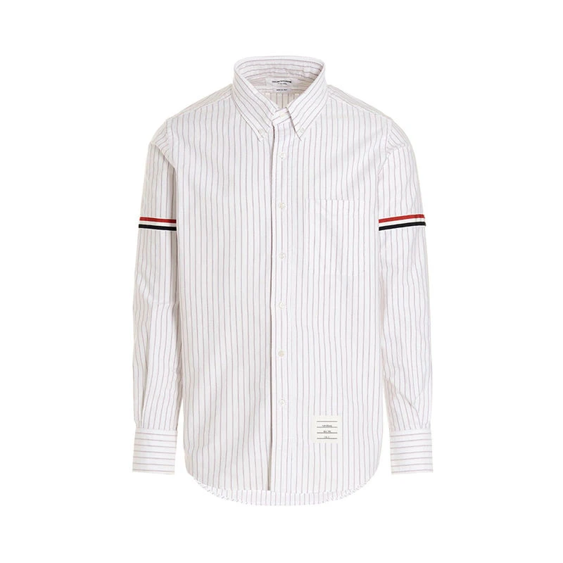 商品Thom Browne|THOM BROWNE 白色男士衬衫 MWL301A-F0013-960,价格¥2829,第1张图片