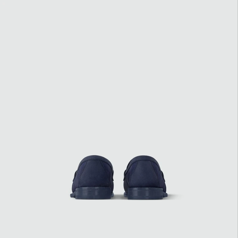 商品Louis Vuitton|【预售3-7天】LV/路易威登 男士海军蓝帆布乐福鞋,价格¥7926,第6张图片详细描述