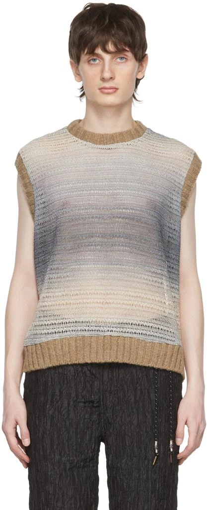 商品ANDERSSON BELL|SSENSE Exclusive Beige Polyester Sweater,价格¥366,第1张图片