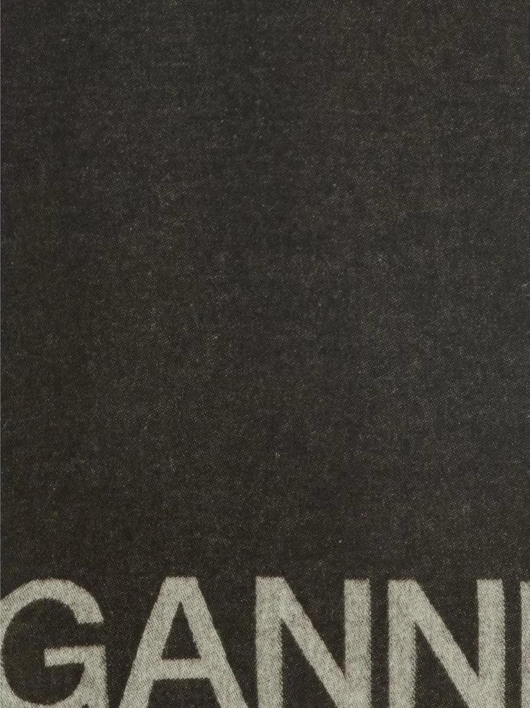 商品Ganni|Ganni Logo Wool Scarf,价格¥1213,第3张图片详细描述