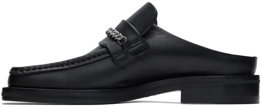 商品Martine Rose|Black Square Toe Loafers,价格¥2489,第3张图片详细描述