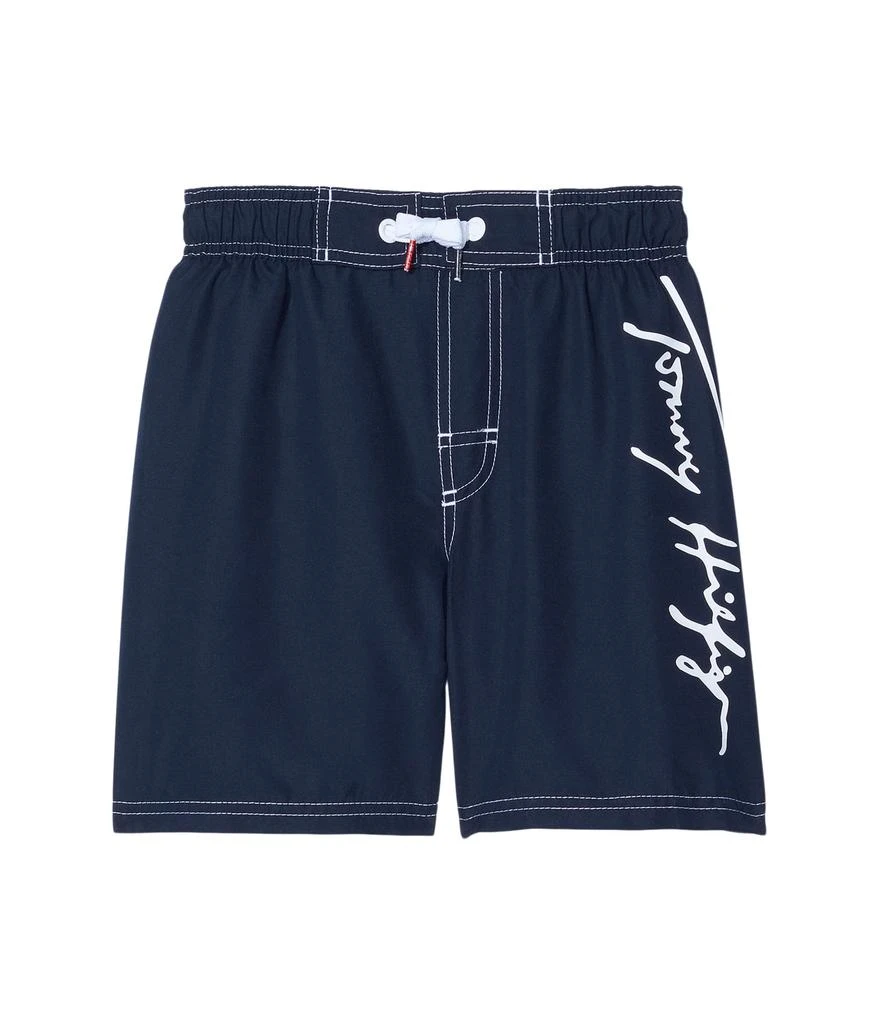 商品Tommy Hilfiger|Tommy Script Graphic Boardshorts (Big Kids),价格¥255,第1张图片