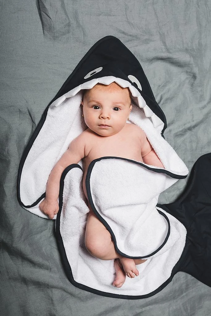 商品Baby Bites|Baby Bites Baby Towel in Navy,价格¥202,第2张图片详细描述