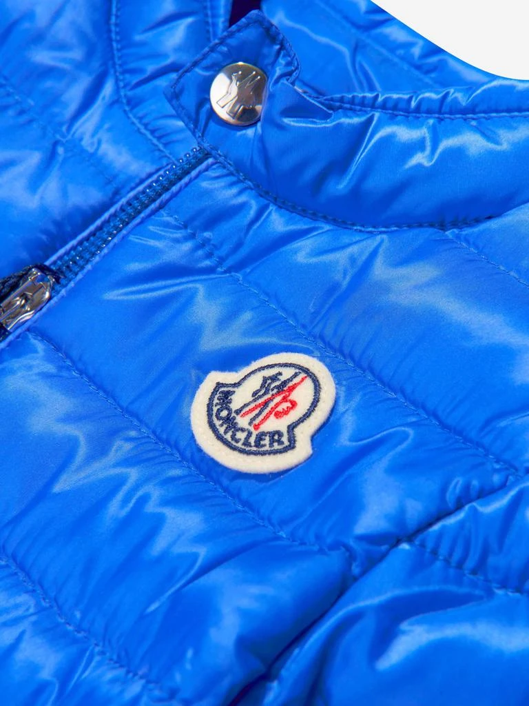 商品Moncler|Moncler Blue Baby Boys Down Padded Anderm Biker Jacket,价格¥1441,第3张图片详细描述