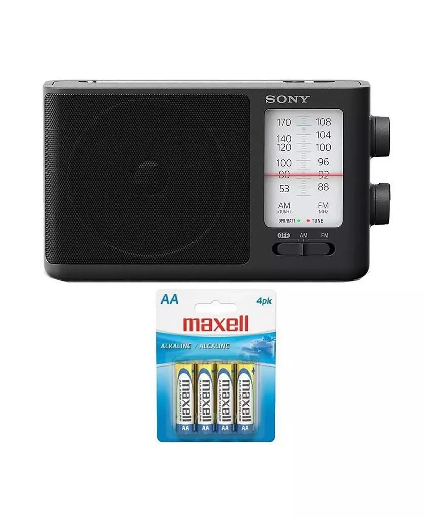 商品SONY|ICF506 Portable Radio with Four AA Alkaline Batteries,价格¥425,第1张图片