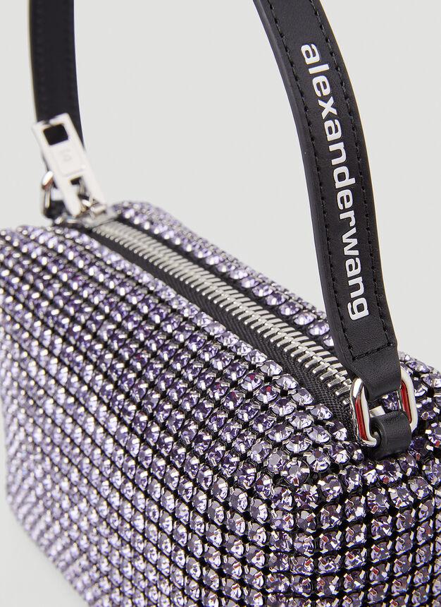 Heiress Medium Pouch Shoulder Bag in Lavender商品第4张图片规格展示
