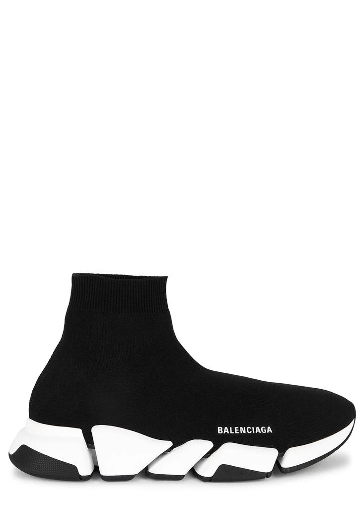 商品Balenciaga|Speed 2.0 black stretch-knit sneakers,价格¥6538,第1张图片