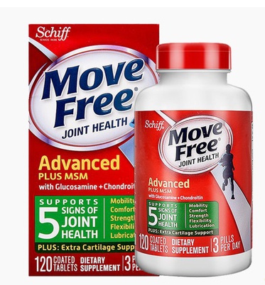 商品[国内直发] Move Free| Move Free 维骨力 软骨素氨基葡萄糖120粒,价格¥182,第1张图片