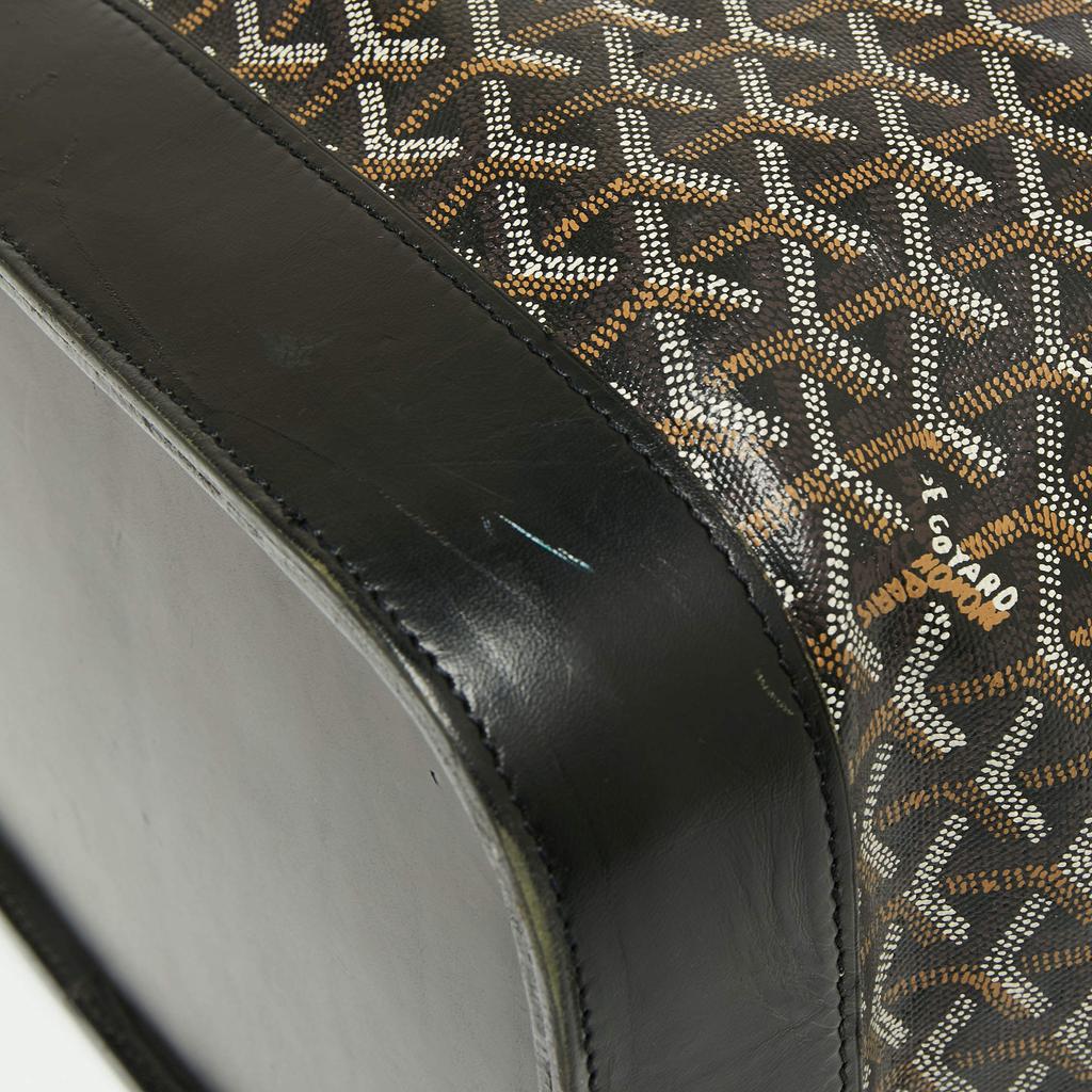 Goyard Black Goyardine Coated Canvas Steamer PM Bag商品第7张图片规格展示