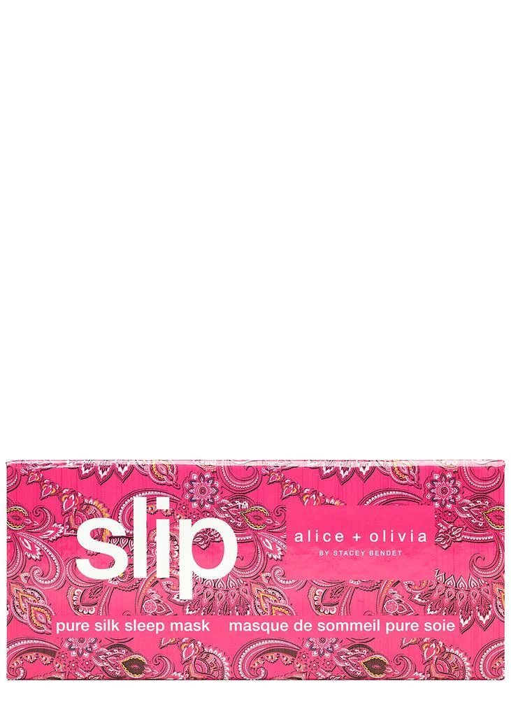 商品Slip|X Alice + Olivia Pure Silk Sleep Mask - Spring Paisley,价格¥452,第2张图片详细描述