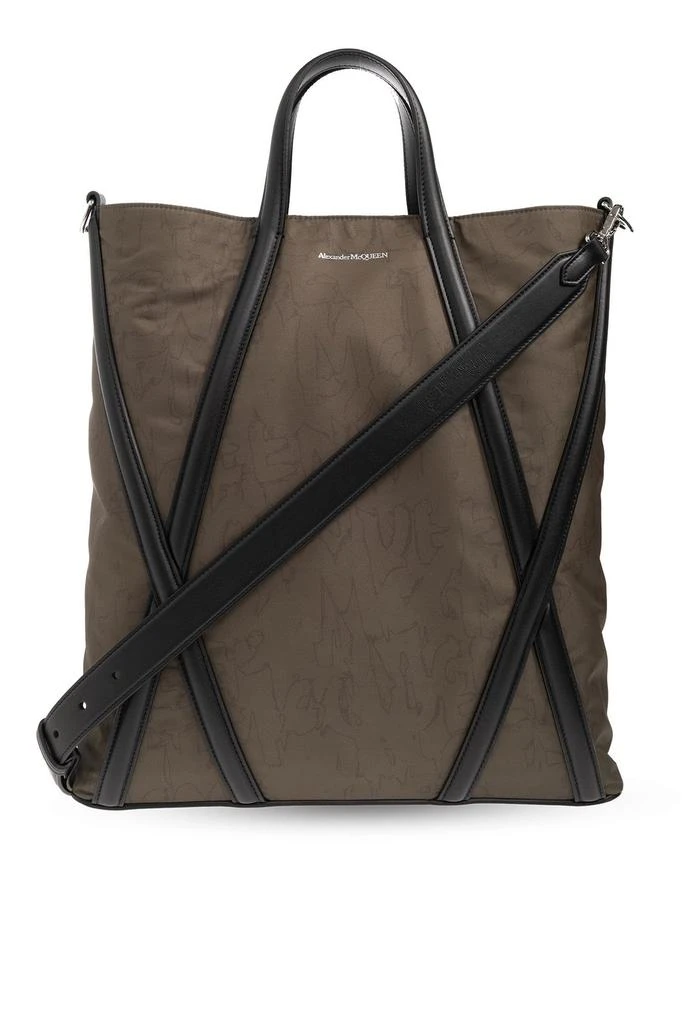 商品Alexander McQueen|Alexander McQueen Logo Detailed Top Handle Bag,价格¥9994,第1张图片