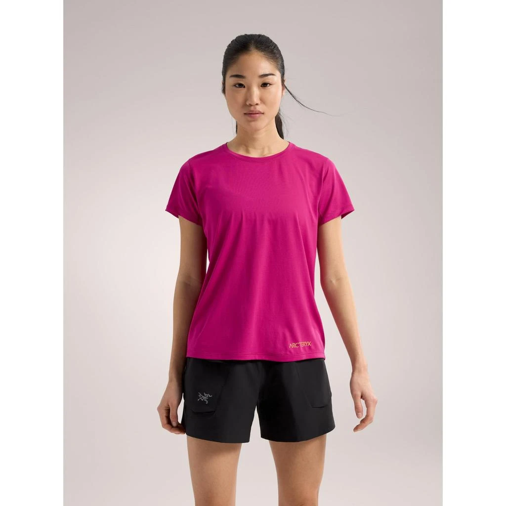 商品Arc'teryx|Arc'teryx Taema Arc'Bird Crew Neck Shirt SS Women's | Light Comfortable All-Mountain Performance Top,价格¥596,第3张图片详细描述