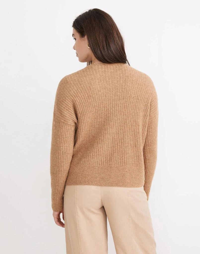 商品Madewell|Cameron Ribbed Cardigan Sweater in Coziest Yarn,价格¥199,第3张图片详细描述