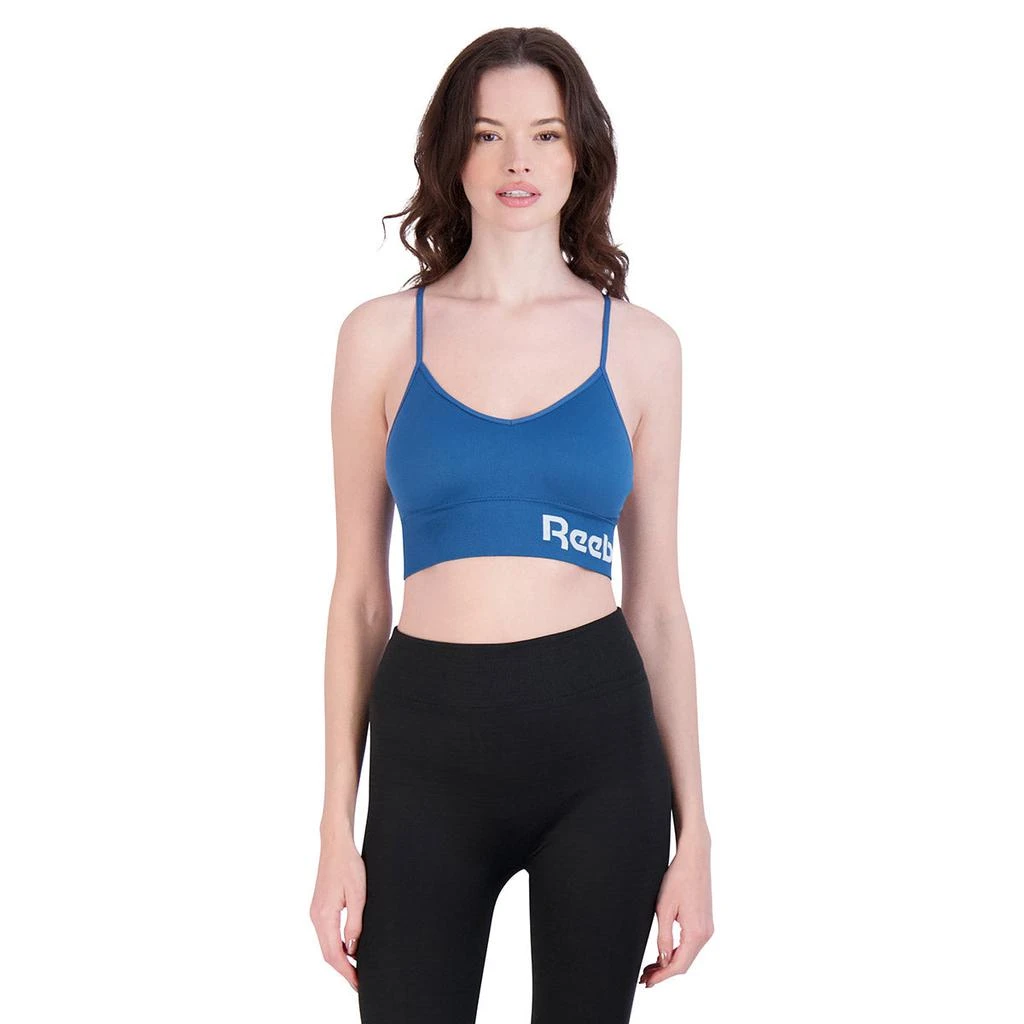 商品Reebok|Reebok Women's Seamless Longline Bralette 2-Pack,价格¥53,第2张图片详细描述