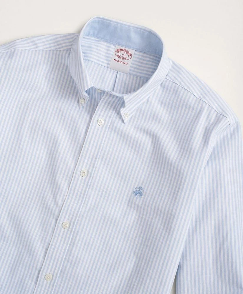 商品Brooks Brothers|Stretch Madison Relaxed-Fit Sport Shirt, Non-Iron Bengal Stripe Oxford,价格¥567,第2张图片详细描述