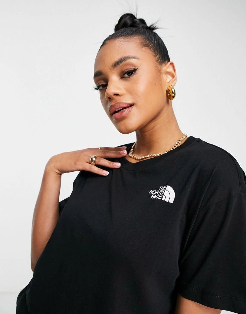 商品The North Face|The North Face Simple Dome cropped t-shirt in black,价格¥136,第3张图片详细描述