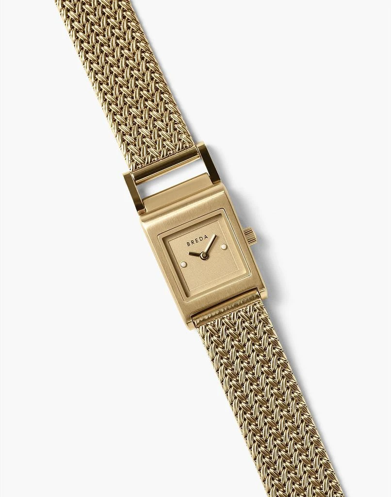 商品Madewell|BREDA Revel Tethered Gold and Mesh Bracelet Watch, 18mm,价格¥1547,第3张图片详细描述