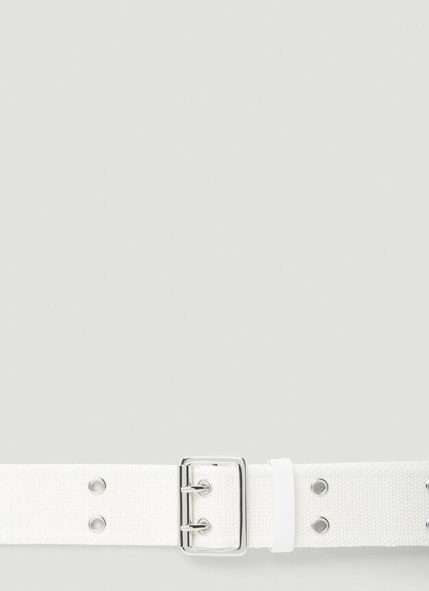 Eyelet Belt in White商品第1张图片规格展示