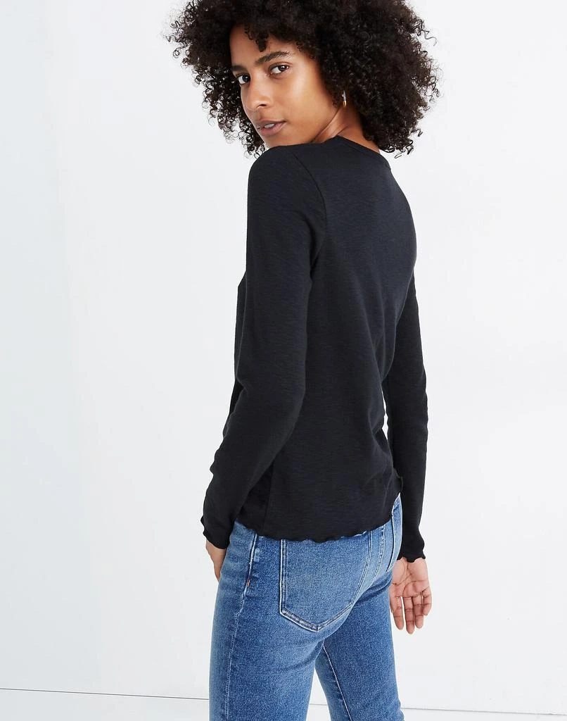 商品Madewell|Long-Sleeve Baby Tee,价格¥143,第2张图片详细描述