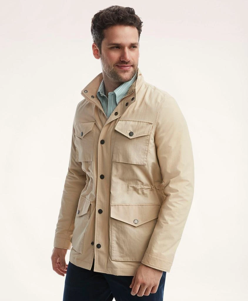 商品Brooks Brothers|Safari Jacket In Water-Repellent Ripstop,价格¥1886,第2张图片详细描述