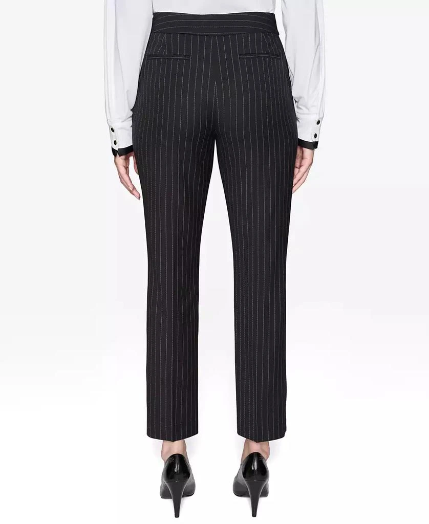 商品Karl Lagerfeld Paris|Women's Pinstriped Slim-Leg Pants,价格¥372,第2张图片详细描述