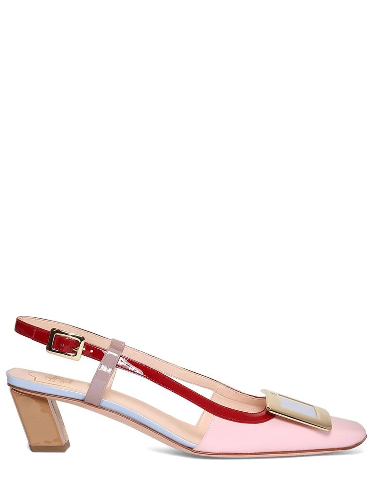 商品Roger Vivier|45mm Belle Vivier Patent Slingback Pumps,价格¥7253,第1张图片