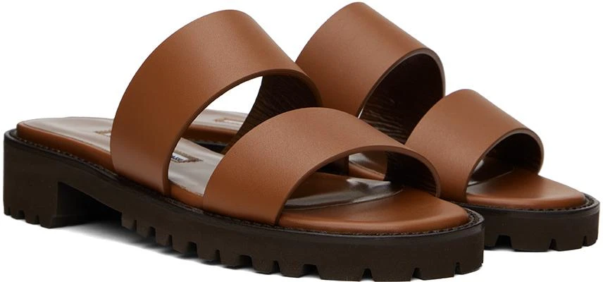 商品Manolo Blahnik|Brown Gadmu Sandals,价格¥3132,第4张图片详细描述