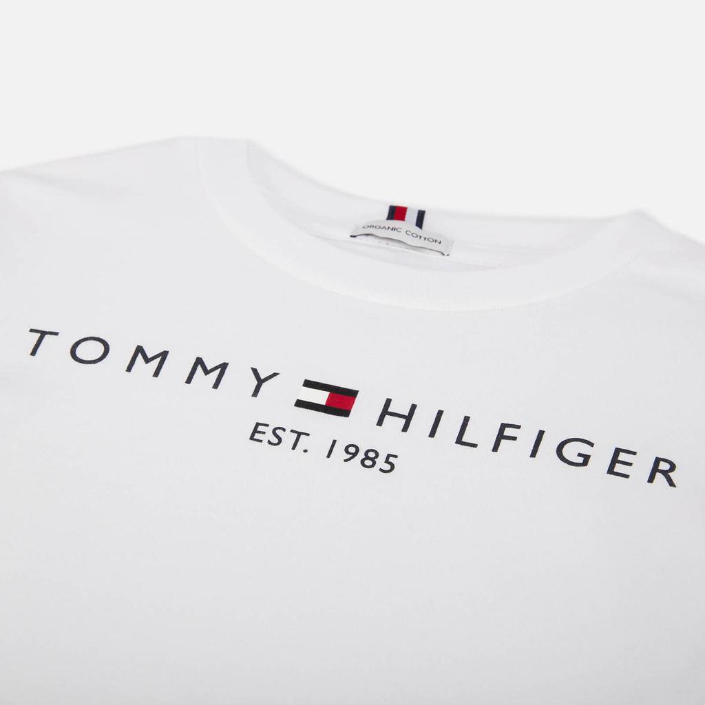 Tommy Hilfiger Kids' Essential Short Sleeve T-Shirt - White商品第3张图片规格展示