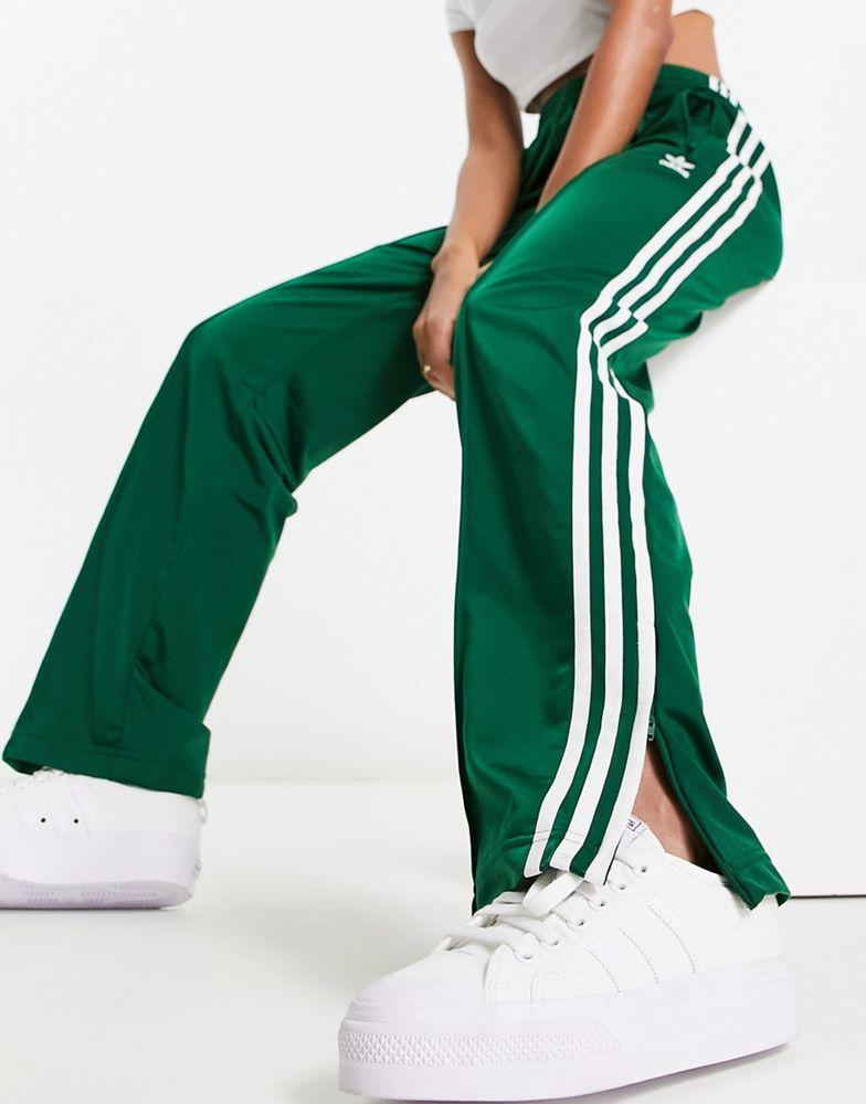 adidas Originals adicolor firebird joggers in dark green商品第4张图片规格展示