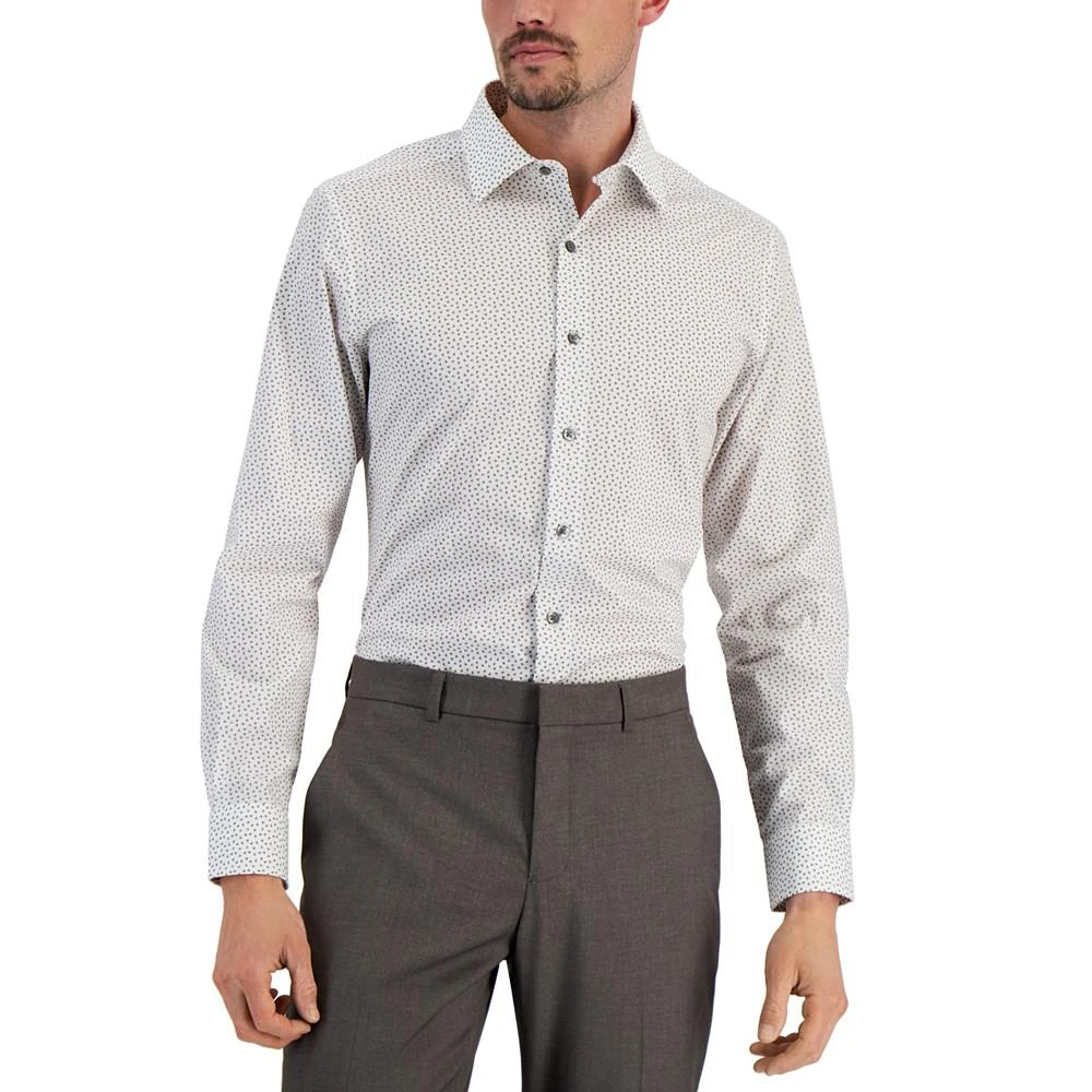 商品Alfani|Men's Slim Fit 2-Way Stretch Stain Resistant Dress Shirt, Created for Macy's,价格¥184,第1张图片