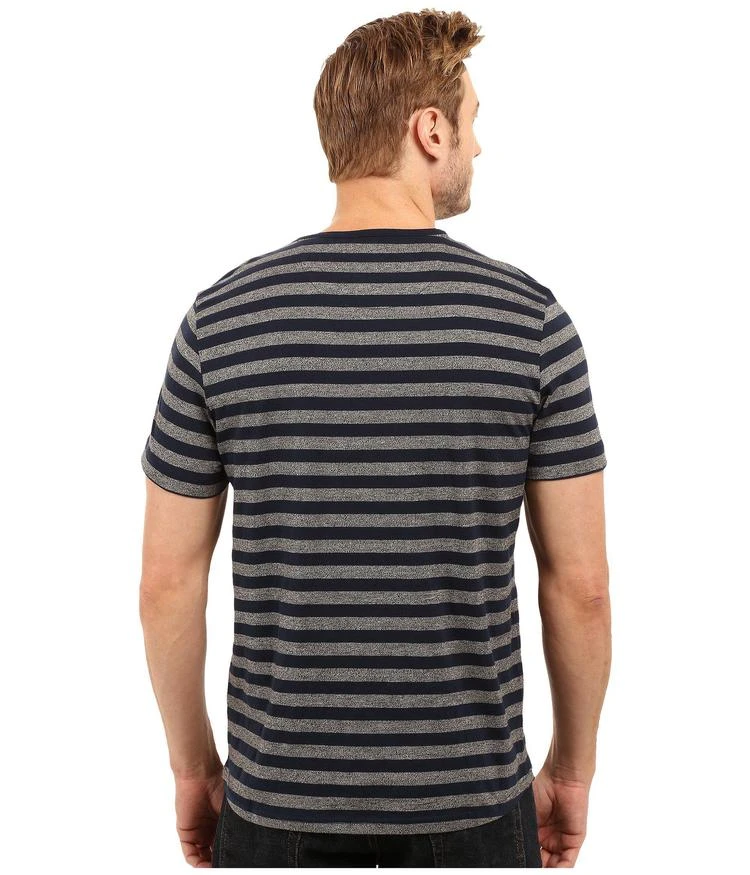 商品Kenneth Cole|Short Sleeve Marled Stripe Crew,价格¥221,第3张图片详细描述