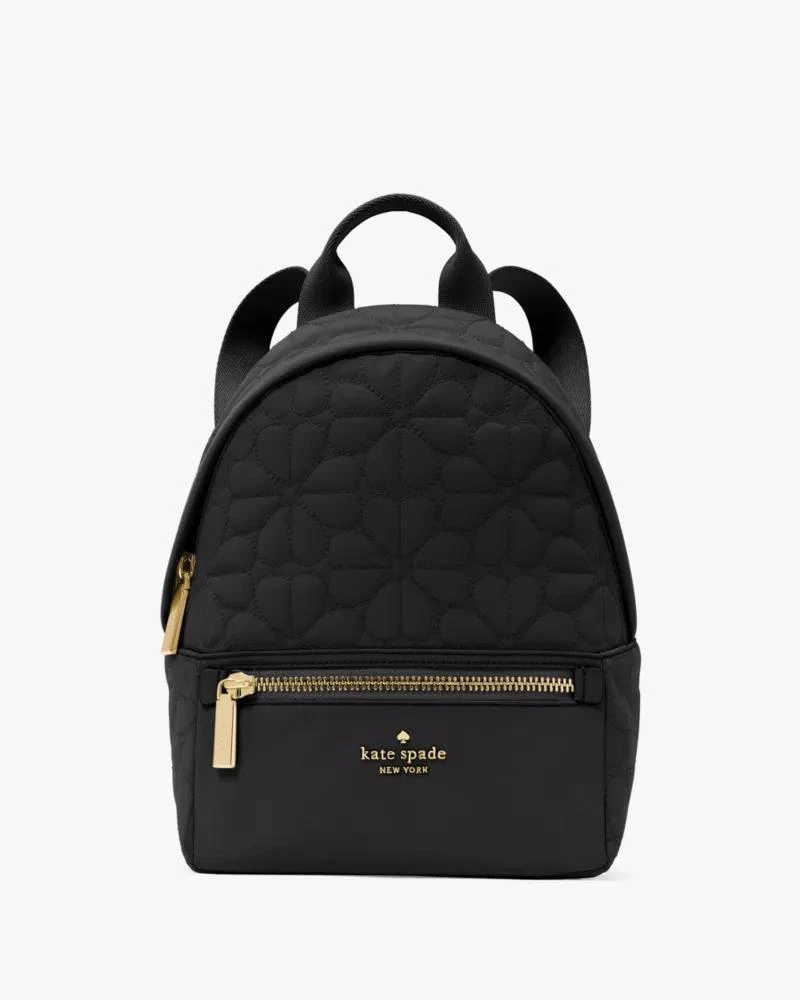 商品Kate Spade|Spade Flower Quilted Fabric Small Backpack,价格¥730,第1张图片详细描述