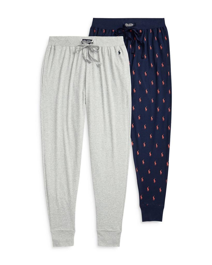 商品Ralph Lauren|Cotton Jersey Sleep Joggers, Pack of 2,价格¥684,第1张图片