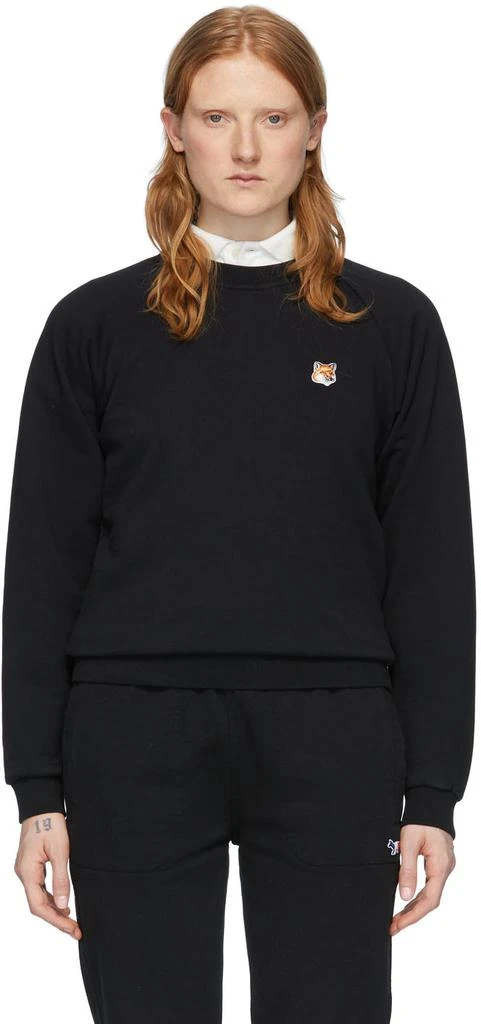 商品Maison Kitsune|Black Fox Head Sweatshirt,价格¥1532,第1张图片