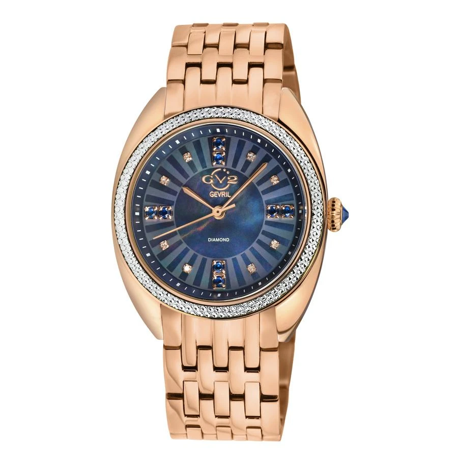 商品Gevril|Palermo Diamond Mother of Pearl Dial Ladies Watch 13104B,价格¥4550,第1张图片