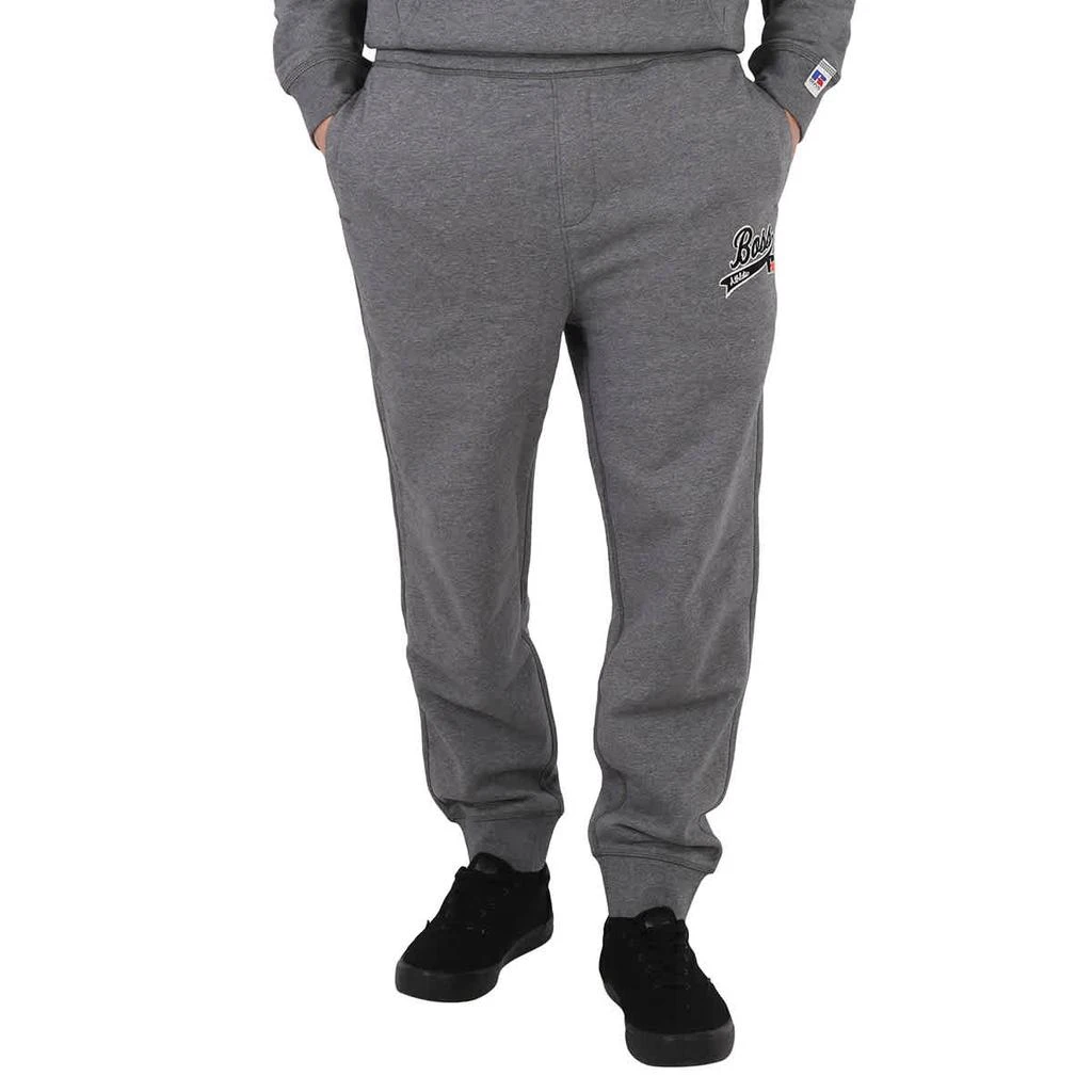 商品Hugo Boss|Hugo Boss Medium Grey Exclusive Logo Cotton-Blend Track Pants, Size Large,价格¥578,第1张图片