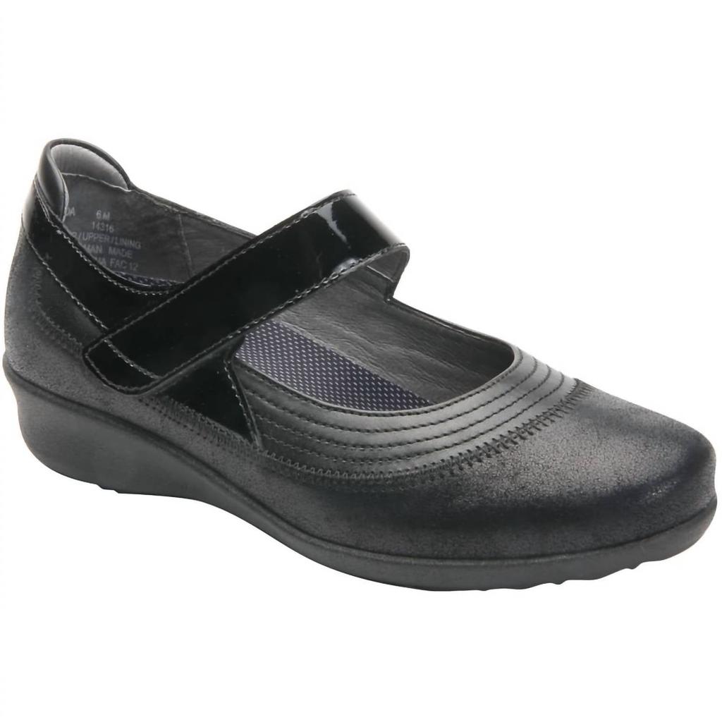 Women's Genoa Maryjane Shoes - Narrow Width In Dusty Black image 2