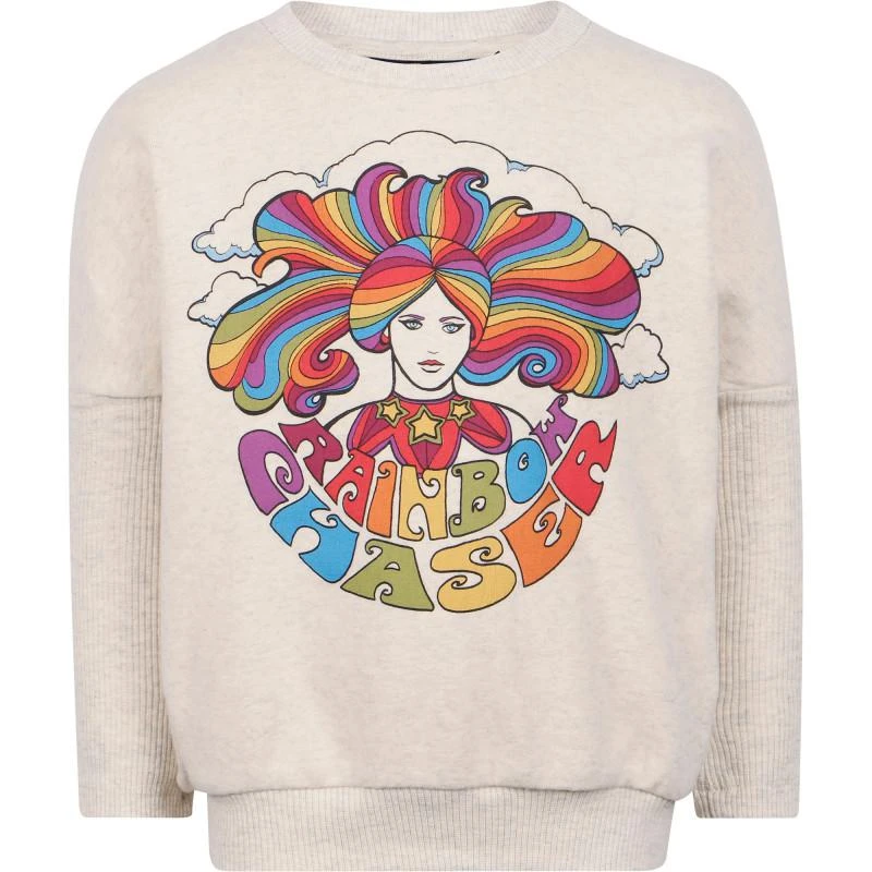 商品Rock Your Baby|Rainbow chaser sweater in off white,价格¥960,第1张图片