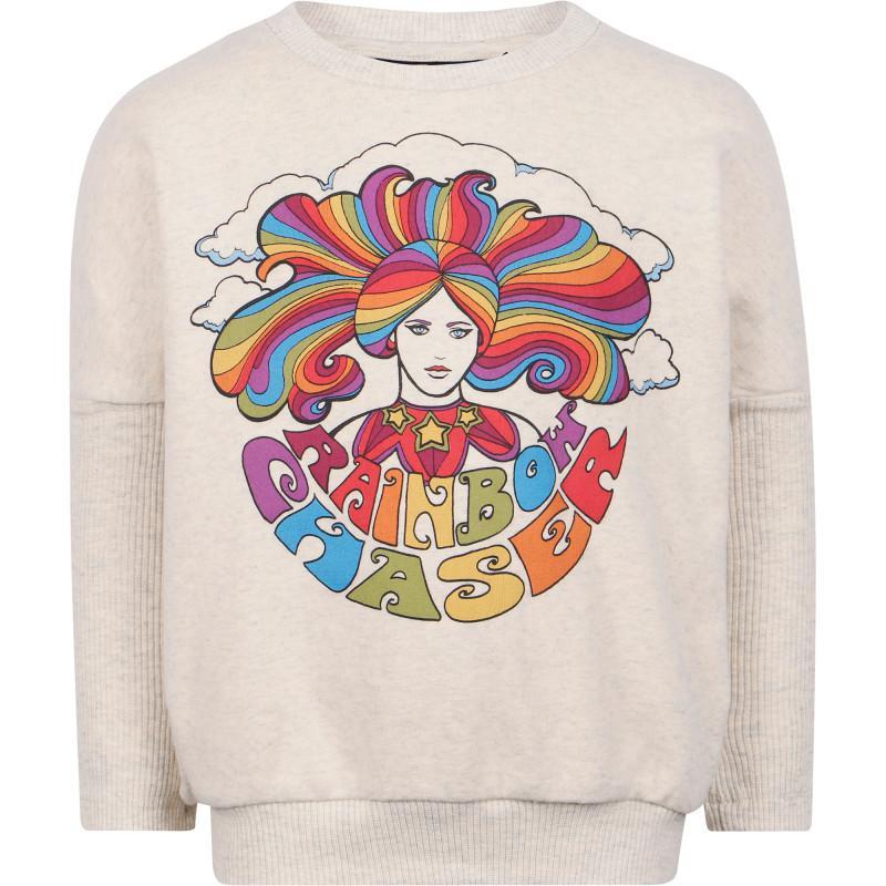 商品Rock Your Baby|Rainbow chaser sweater in off white,价格¥518,第1张图片