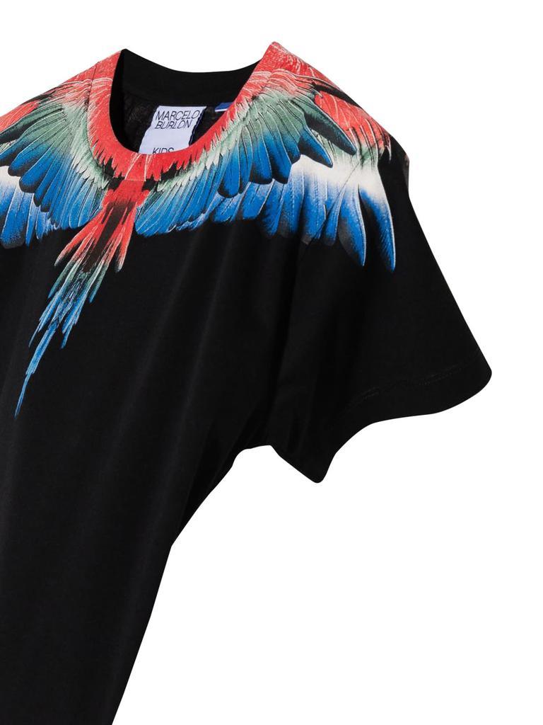 商品Marcelo Burlon|Marcelo Burlon Multicolor Wings T-shirt S/s,价格¥1157,第6张图片详细描述