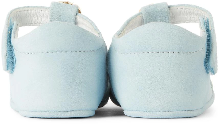 商品Versace|Baby Blue Goatskin Pre-Walkers,价格¥606,第2张图片详细描述