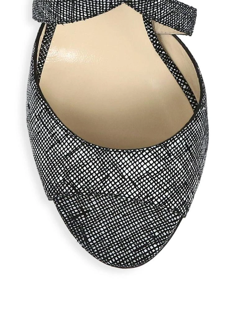 商品Jimmy Choo|Canvas Leather Slingbacks,价格¥2063,第3张图片详细描述